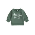 thumbnail image 1 of Faithtur Chandail à Capuchon pour Bébé, Chandail à Manches Longues Col Rond avec Lettres Vêtements d'Automne pour Filles Garçons, 1 of 9