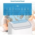 thumbnail image 5 of Lumiparty 14,000 BTUs Portable Air Conditioners, 3-in-1 Smart AC Unit W/ Dehumidifier, Remote Control, Cools Room up to 750 Sq.ft., Black, 5 of 6