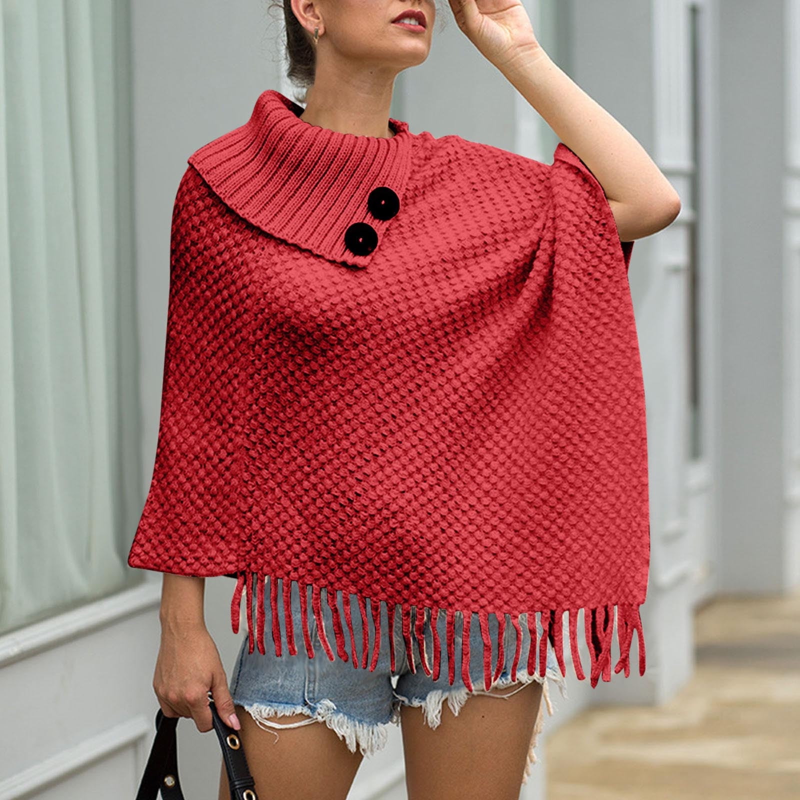 【値下げ中】fetico KNIT PEPLUM SWEATER size3 Womens Fall Puff Sleeve Peplum Casual Slim Fit Knit Pullover