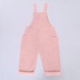 thumbnail image 6 of Girls' Jumpsuits Rompers Girls Summer Outfits with Pockets Adjustable Wide Leg Jumpsuit Outfits for Girls 2-3 Years Girls Fashion, 6 of 8