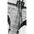 thumbnail image 2 of DeNardo, Laura 15x24 White Modern Wood Framed Museum Art Print Titled - Brooklyn Bridge III, 2 of 4