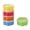 Flower-shaped (5 pcs, variant on 5-Pack Salad Dressing Containers with Lids, Colorful Plastic Food Storage Containers with Lids, Stackable Snack Boxes for Snacks and Meal Prep, Reusable Small Containers with Lids