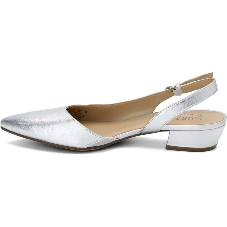 Naturalizer banks slingback silver on sale