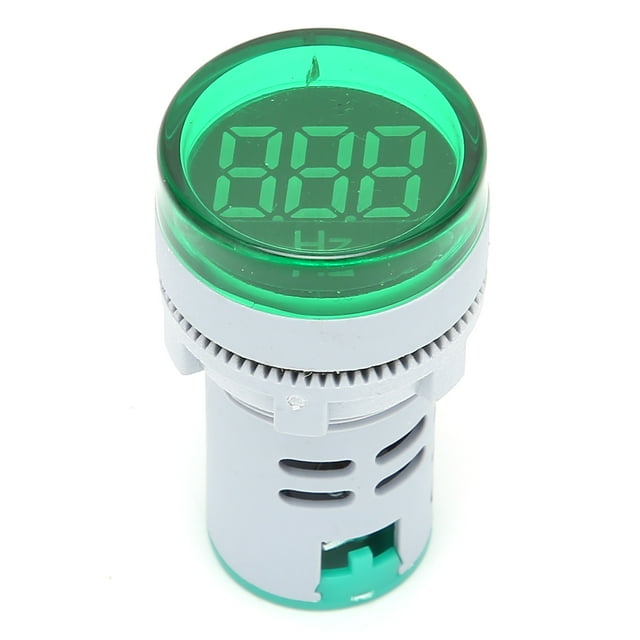 Frequency Indicator Light, 20~75Hz High Brightness Frequency Indicator AD16-22DHZ For Electricity Green