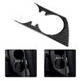 thumbnail image 4 of Embellecedor de fibra de carbono para panel de portavasos de agua con volante a la izquierda, compatible con Chevrolet Camaro 17-19, 4 of 10