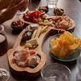 thumbnail image 2 of Tablas de aperitivos, juegos de tablas de quesos mejorados, tablas de aperitivos, tabla de quesos de madera única para servir quesos como se muestra, como se muestra, 2 of 5