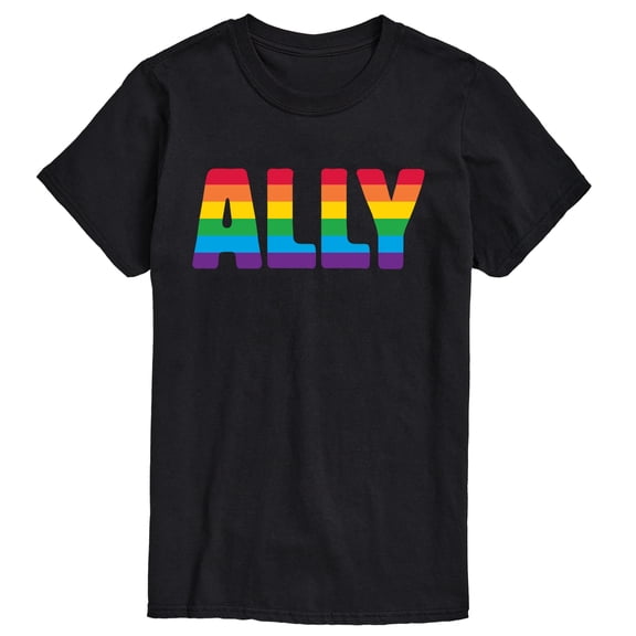 Instant Message - Rainbow Ally Short Sleeve Graphic T-Shirt