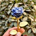 thumbnail image 5 of Beautiful Crystal Rose Flower Ornament with Healing Carved Crystal, Perfect Gift for Girlfriend, Mom or Valentine's Day Home Decoration Reiki, 5 of 10