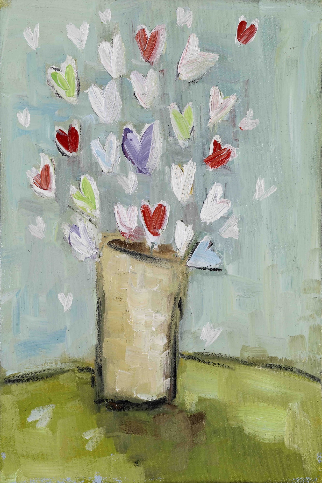 Marmont Hill "Simple Bouquet" by Tori Campisi Painting Print on Canvas