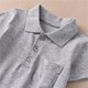 thumbnail image 5 of Odeerbi Camisas de Golf de Niños Niñas Algodón Color Sólido Camisas de Tenis de Manga Corta Uniforme Escolar Con Bolsillo, 5 of 6