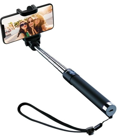 Mpow Selfie Stick Bluetooth, iSnap X Extendable Monopod with Built-in Bluetooth Remote Shutter for iPhone X/8/7/7P/6s/6P/5S, Galaxy S6/S7/S8, Google, LG V20, Huawei and More (Best Gopro Selfie Stick)