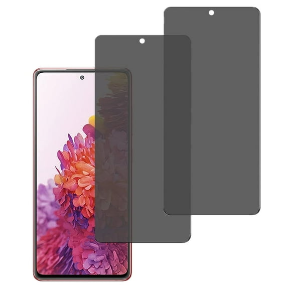 VIESUP 2PACK Screen Protector Compatible with Samsung Galaxy S20 fe Anti-spy , Easy Installation Anti-Scratch Privacy Protective Glass (Not Fingerprint Unlock Support)