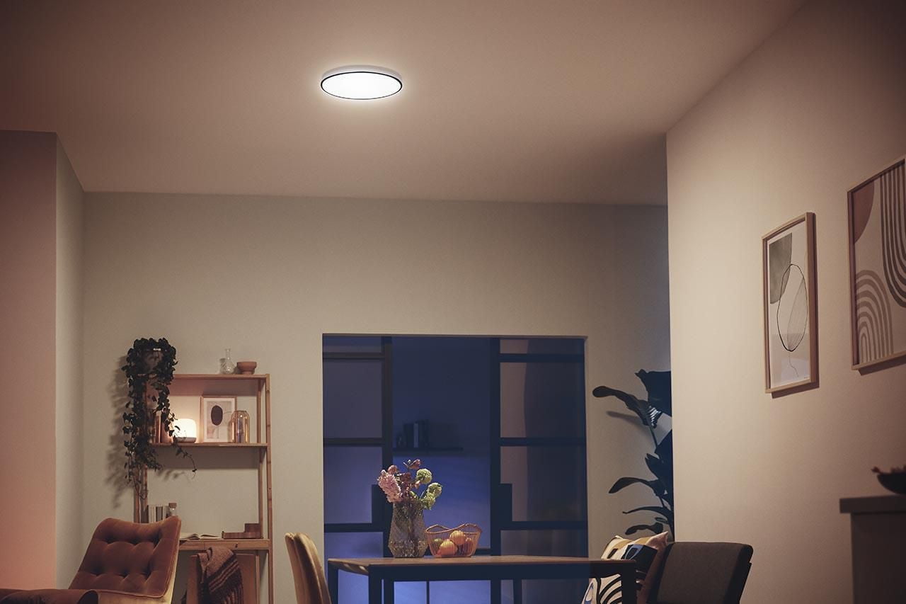 Philips 11.8inch LED integrated 22W 100W Super Slim flush Mount Lighting, Philips 11.8" LED flushmount