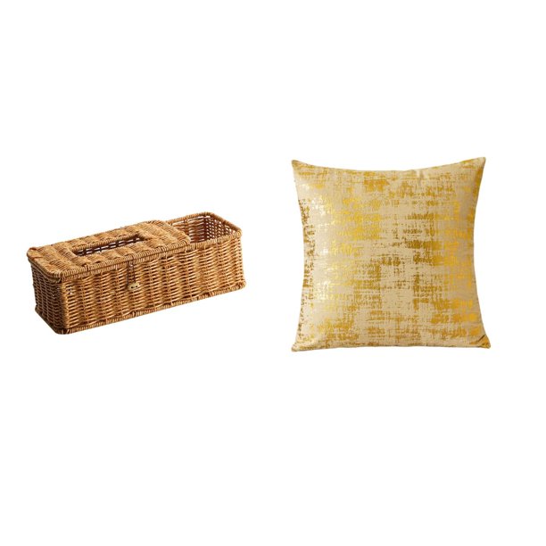 Elegante Caja De Almacenamiento Para Cojines, Pañuelos Y Fundas De Almohada Para El Control Remoto, Ideal Para El Dormitorio, La Sala De Estar, La Cocina, La Oficina, El Dormitorio Y El Coche.