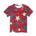 thumbnail image 4 of ITSAME Boys 4th of July T-Shirt, Crewneck Short Sleeve Independence Day Print Summer Fashion Casual Shirts Multicolor Size 3-4T, 4 of 5