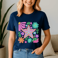 thumbnail image 5 of Coquette Bow Starfish Tropical Flowers Beach Summer Vacation Shirt,Preppy Summer Vibes ,Summer Beach Tshirt,Girls Trip,Summer Tee,Summer Vibes, 5 of 5