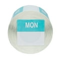 thumbnail image 2 of MONDAY (Day of the Week) Labels, Blue/White, 500 labels per roll, 1-9/16" x 1-9/16" or 40mmx40mm, 108 Rolls, 2 of 5