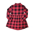thumbnail image 2 of Gap Kids Girls Red and Black Buffalo Plaid Holiday Shirtdress, 2 of 2