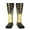 2 Black-2, variant on Gold Spider On The Web Pattern Women’s Knee High Crew Socks,Trouser Socks Comfortable, Breathable, Moisture-Wicking and Soft