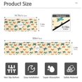 thumbnail image 3 of Yayeee Faucet Mat for Kitchen Sink 14.7" Diatomite Long Splash Guard Pad, Brown Cartoon Planes Pattern, 3 of 7