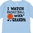 thumbnail image 4 of Inktastic I Watch Basketball with Grandpa Boys Long Sleeve Toddler T-Shirt, 4 of 5