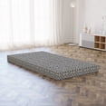 thumbnail image 5 of Moroccan Foldable Mattress, Monochrome Abstract Floral, 74.8" x 39.4", Ivory Dark Taupe, by Ambesonne, 5 of 6