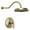 Gold, variant on JESTOP Retro Complete Shower System With Rough-In Valve With 9 Inches Rain Shower Head
