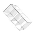 thumbnail image 1 of Bewildely Caja de maquillaje, estuche de almacenamiento acrílico con cubierta combinada de 4 secciones, no es fácil acumular cajas de polvo Almacenamiento y organización del hogar, 1 of 6