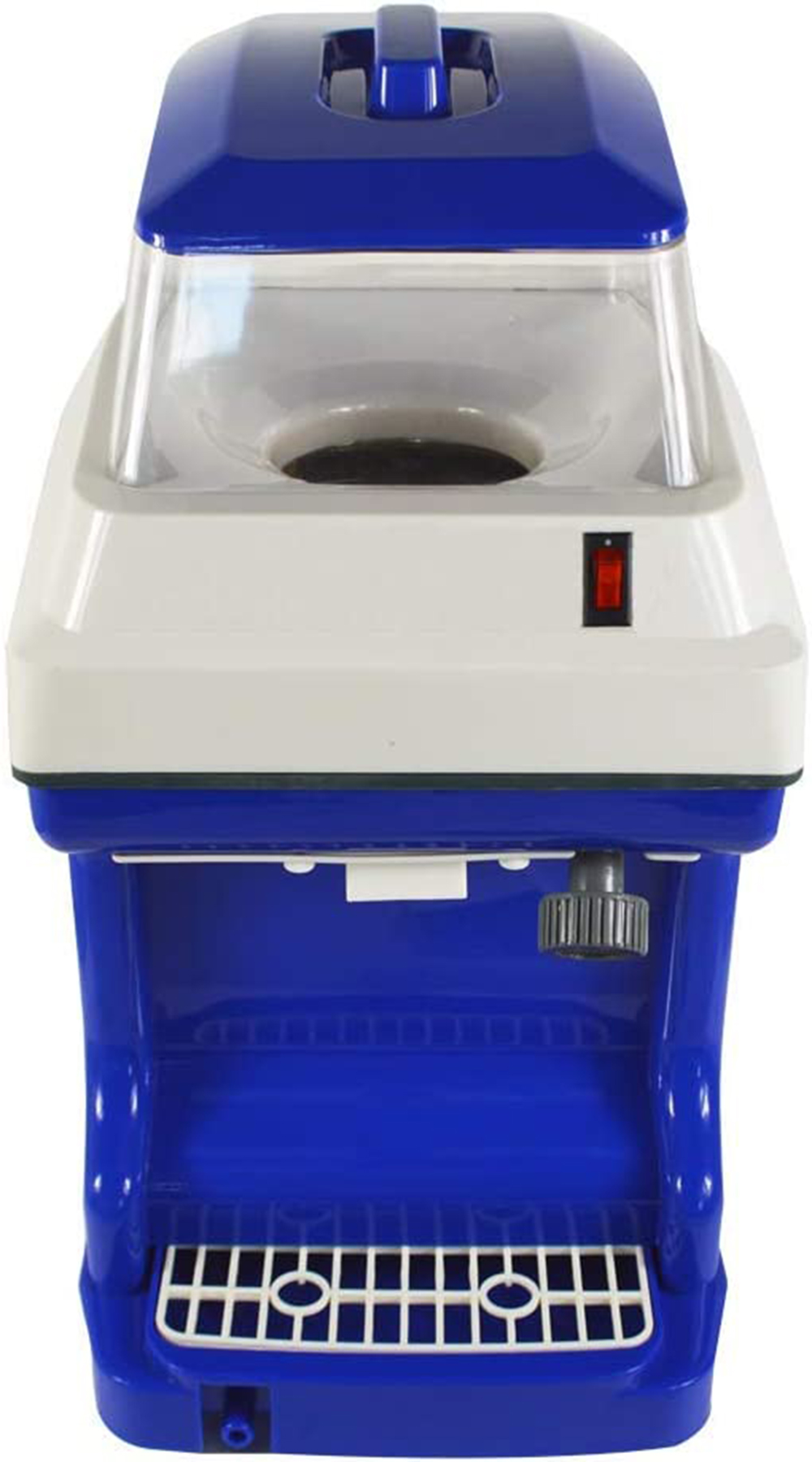INTBUYING Ice Shaver Ice Fully Automatic Ice Tube Crusher Ice Breaker Commercial Use with Dust Cover