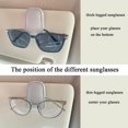 thumbnail image 5 of Fymlhomi Sunglasses Holders for Car Sun Visor, Magnetic Leather Glasses Eyeglass Hanger Clip for Car, Ticket Card Clip Eyeglasses Mount, Car Visor Accessories, 5 of 14