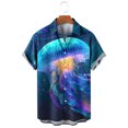 thumbnail image 2 of Camisas hawaianas con estampado 3D de barco marinero para mujer, ropa de playa informal, blusa con solapa, camisa lisa, verano 2023, 2 of 4