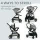 thumbnail image 2 of Britax Willow Brook Baby Travel System, Infant Car Seat and Stroller Combo with Aspen Base, ClickTight Technology, RightSize System and 4 Ways to Stroll, Graphite Glacier, 2 of 5