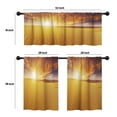 thumbnail image 4 of LALILO Kitchen Curtains and Valances Set of 3 36" Beautiful Window Treatment Tiers for Window Decor, 4 of 5