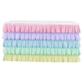 thumbnail image 4 of de Mesa Rainbow Tul de Gasa con Pasta para Bodas, Fiestas, Baby 75x183cm Yuyangstore Falda De Mesa De Manteles De Tul, 4 of 7
