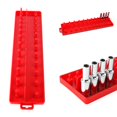 thumbnail image 3 of facefd Socket Organizer Holder Rack Sleeve Storage Bracket Tool Box Rail Tray Red Imperial M, 3 of 9