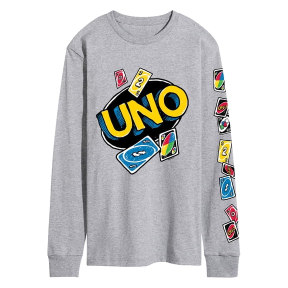 Uno - Sketch Long Sleeve Graphic T-Shirt