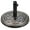 Bronze, variant on 17.72" 24.2 lbs Market Heavy Duty Umbrella Round Stand Base for Patio, Outdoor, Deck, Lawn, Garden, Bronze