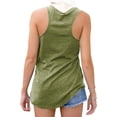thumbnail image 4 of Summer Women's V Neck Sleeveless Tank Tops Workout Yoga Loose Lightweight Flowy Tee Shirts with Pocket, 4 of 5