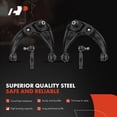 thumbnail image 3 of A-Premium 10Pcs Front Suspension Kit Upper Lower Control Arm and Ball Joint Assembly Sway Bar Link Tie Rod End Compatible with Mazda 6 2003-2008, 3 of 9