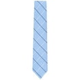 thumbnail image 2 of Club Room Men’s Rodick Slim Grid Tie, Light Blue, 2 of 2