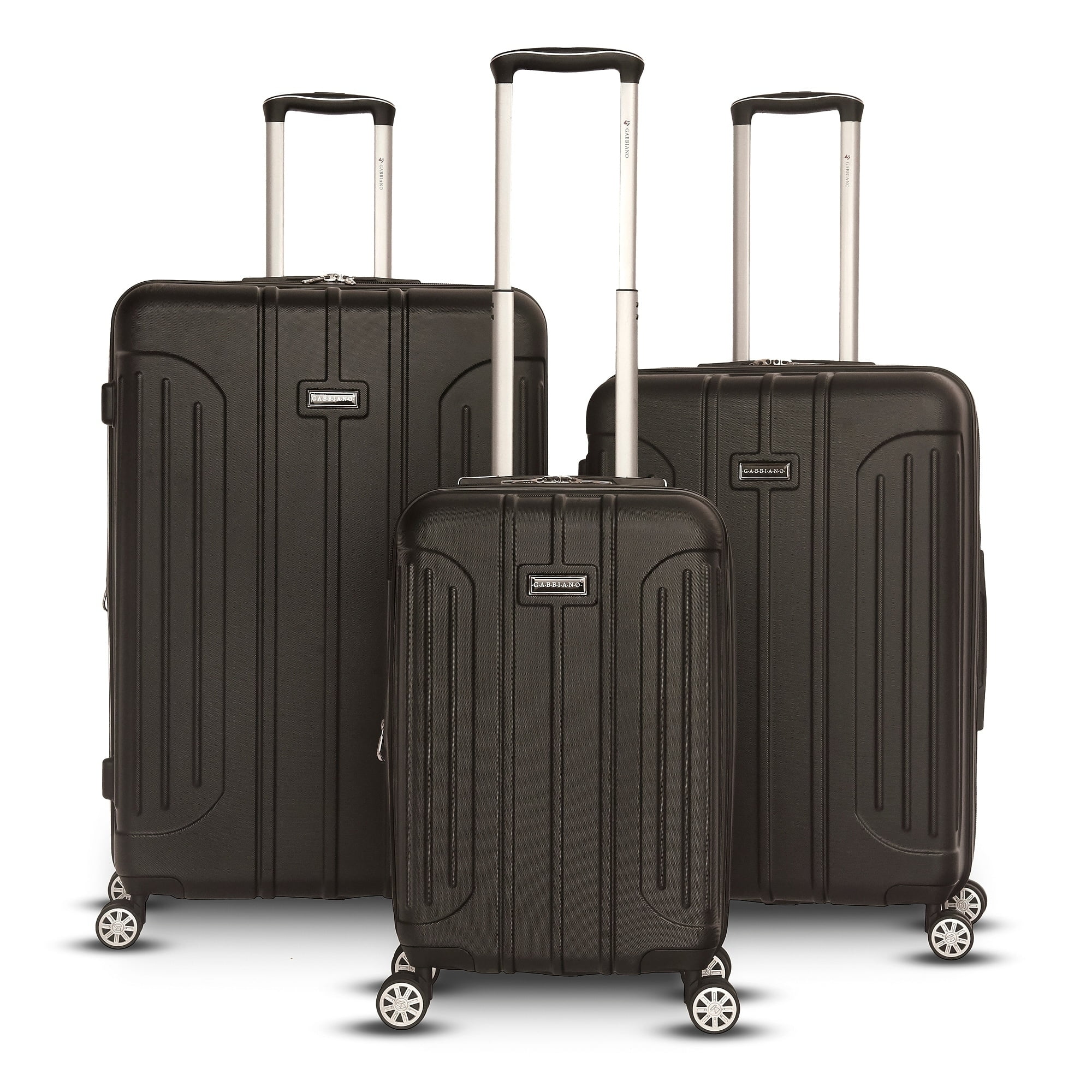 Gabbiano Gabbiano Viva Collection 3 Piece Hardside Spinner Luggage Set Walmart Com Walmart Com