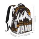 thumbnail image 2 of Disketp Not All Who Wander Are Lost4 Mochila Estampada para Hombre y Mujer – Mochila Ligera Clásica con Múltiples Bolsillos para Universidad, Trabajo y Viajes-One Size, 2 of 5