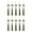 Amy Green, variant on 7829 26cm Long Icy Polyester Butterfly Tassels Fringe Decoration for Bags and Keychain