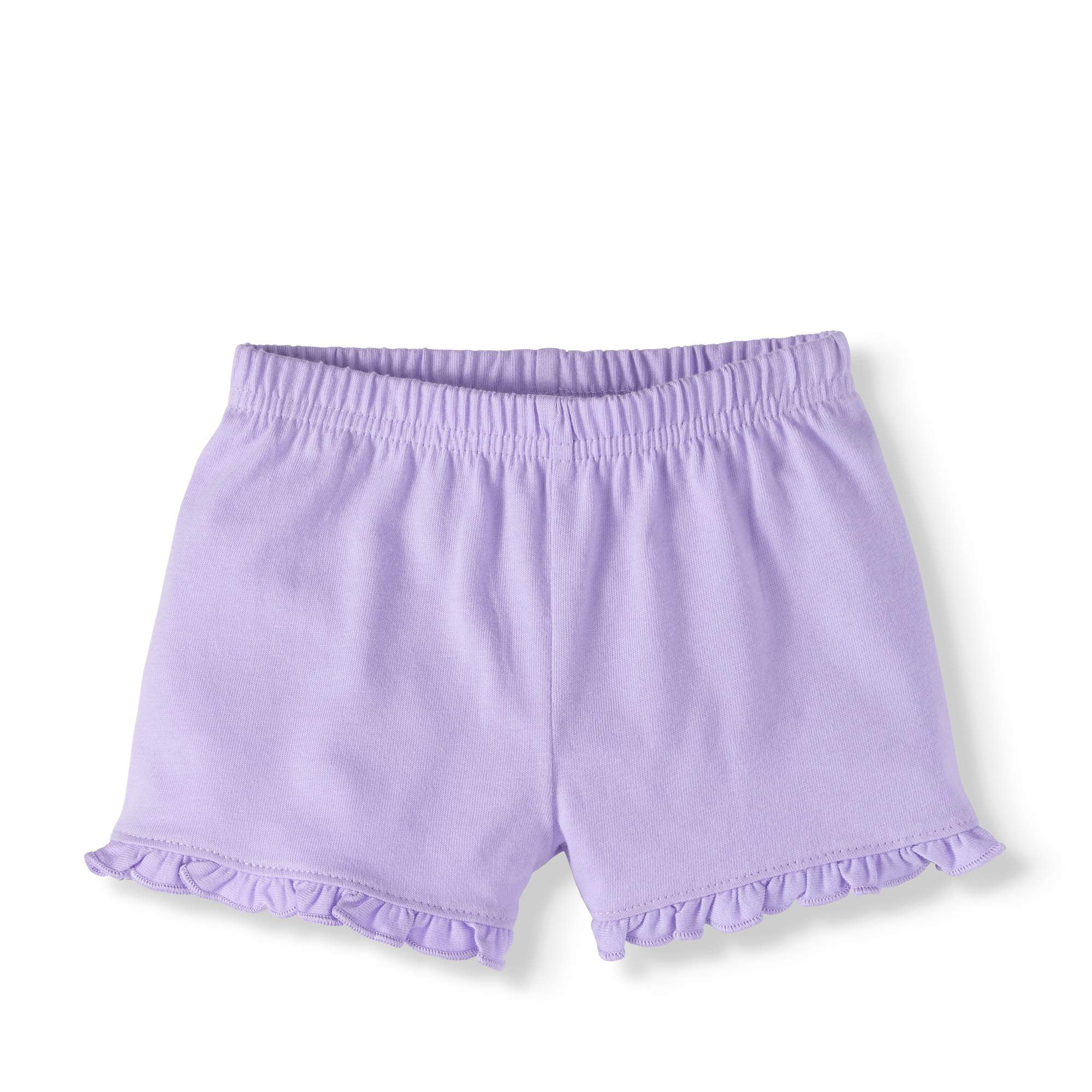 Garanimals Baby Girls' Solid Knit Ruffle Shorts - Walmart.com