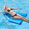 thumbnail image 4 of pitrice Inflatable Floating Row Backrest Inflatable Floating Bed Durable Portable Water Recreation Lounge Chair, 4 of 7