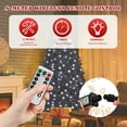 thumbnail image 6 of Christmas Trees with White Lights,Segmart 6Ft Artificial Christmas Trees with 96 Warm White LED Lights, PVC Stand, for Christmas Party Decorations Tree Plugin Indoor Outdoor, 6 of 10