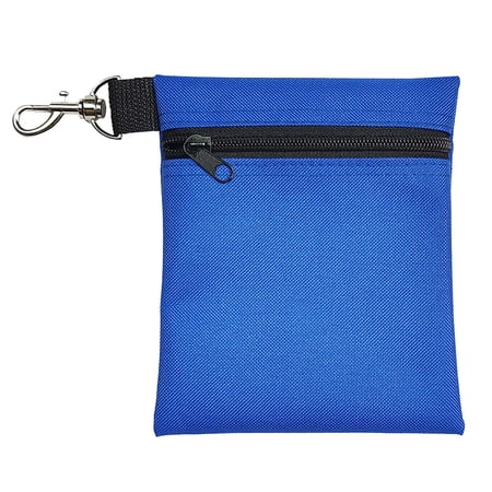 YIFAEUX Golf Ball Carrier Bag with Lobster Buckle Portable Golf Tee Holder Zipper Golf Ball Waist Pouch for Holding 7 Standard Golf Balls Professional Golf Cart Accessories for Men Women