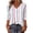 White, variant on Wutalume Women's 3/4 Sleeve American Flag Top - Stars and Stripes Independence Day Print V-Neck T-Shirt, 4th of July Outfits for Women, 3/4 Length Sleeve Womens Tops,Beige L