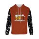 thumbnail image 4 of Sudadera con capucha para hombre, estilo casual, con cuello redondo, estampado, manga larga, blusa de poliéster, 4 of 5