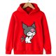thumbnail image 3 of Sudadera con capucha Kawaii Kuromi para niñas, sudaderas de manga larga para niños, primavera y otoño, sudaderas con capucha informales con dibujos animados de Sanrio para niños, 3 of 5